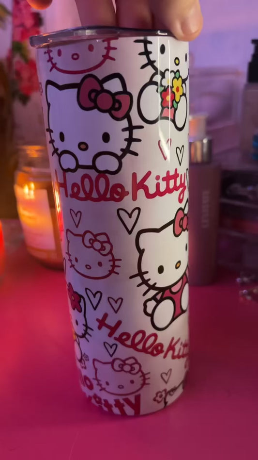 Hello Kitty 20 oz tumbler.